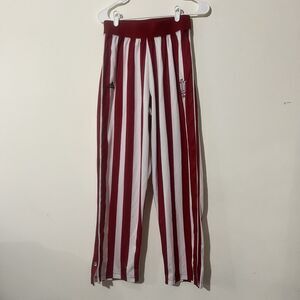 Adidas Indiana University IU Candy Striped Tearaway Pants Mens Sz XL Basketball